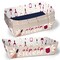 Big Dot of Happiness But First, Wine Party Paper Food Trays, Disposable Food Boats for Birthday Wine Tasting, Double-Sided Paper Meal Holders - 12 Ct